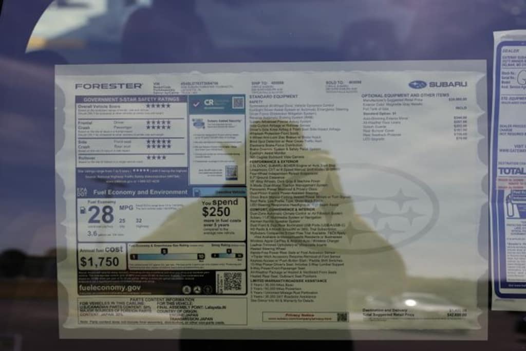New 2026 Subaru Forester Touring SUV
