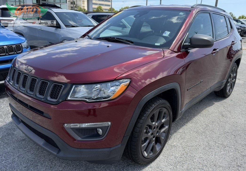 Velvet Red Pearlcoat 2021 Jeep Compass 80th Anniversary Edition FWD SUV / Crossover Front-Wheel Drive Automatic