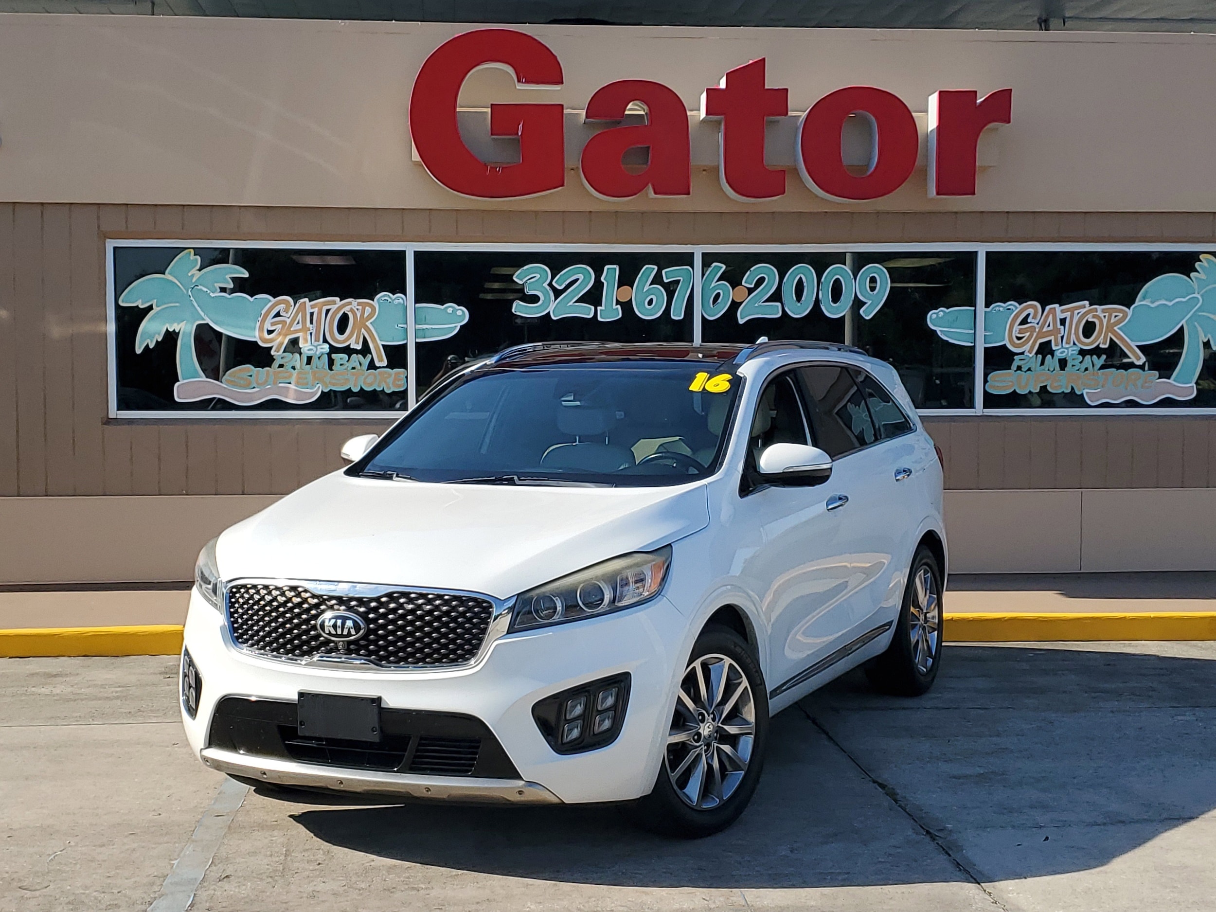 Used 2016 Kia Sorento Limited with VIN 5XYPK4A56GG007436 for sale in Melbourne, FL