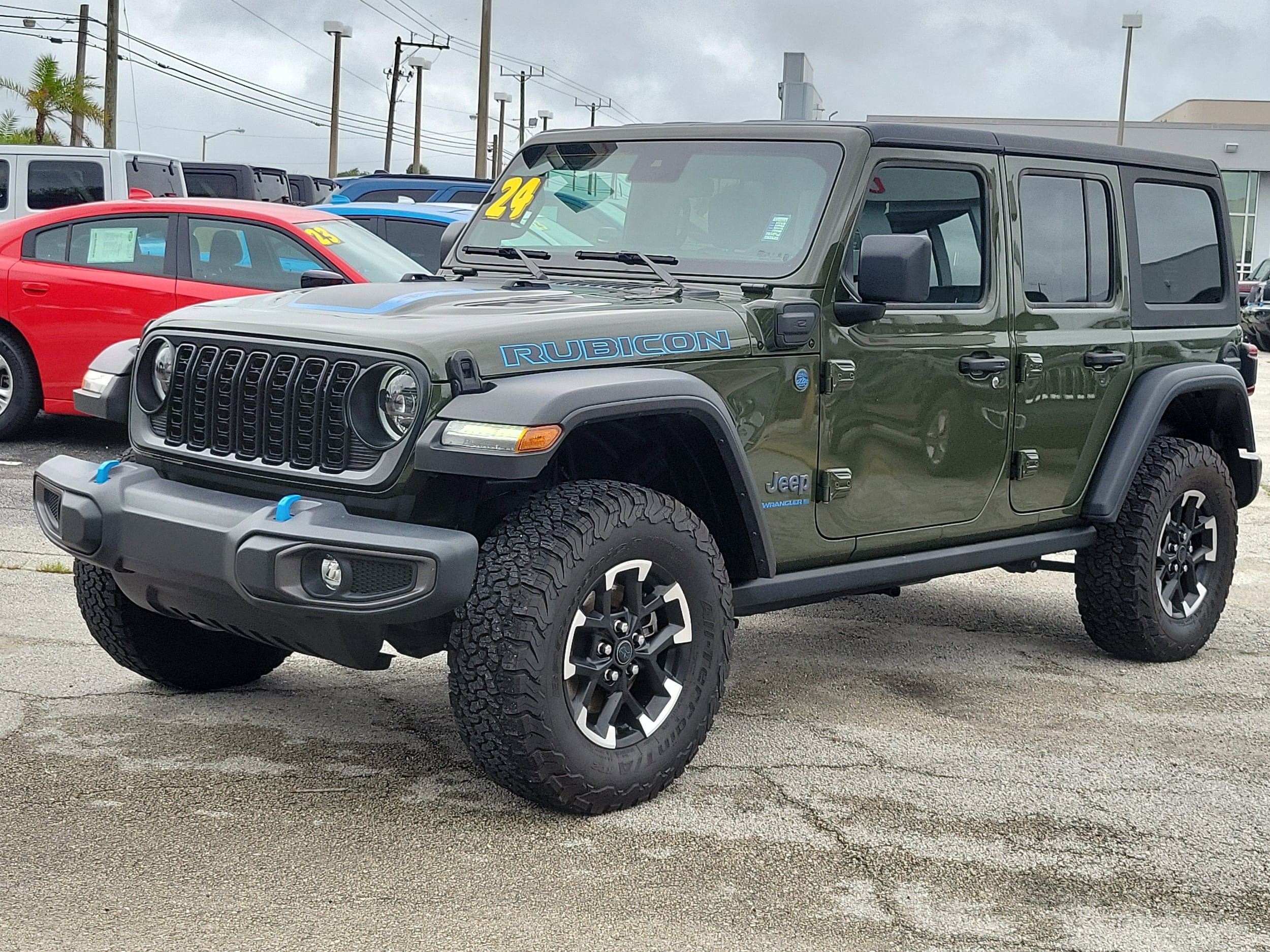 Used 2024 Jeep Wrangler 4xe Rubicon 4XE with VIN 1C4RJXR69RW241568 for sale in Melbourne, FL