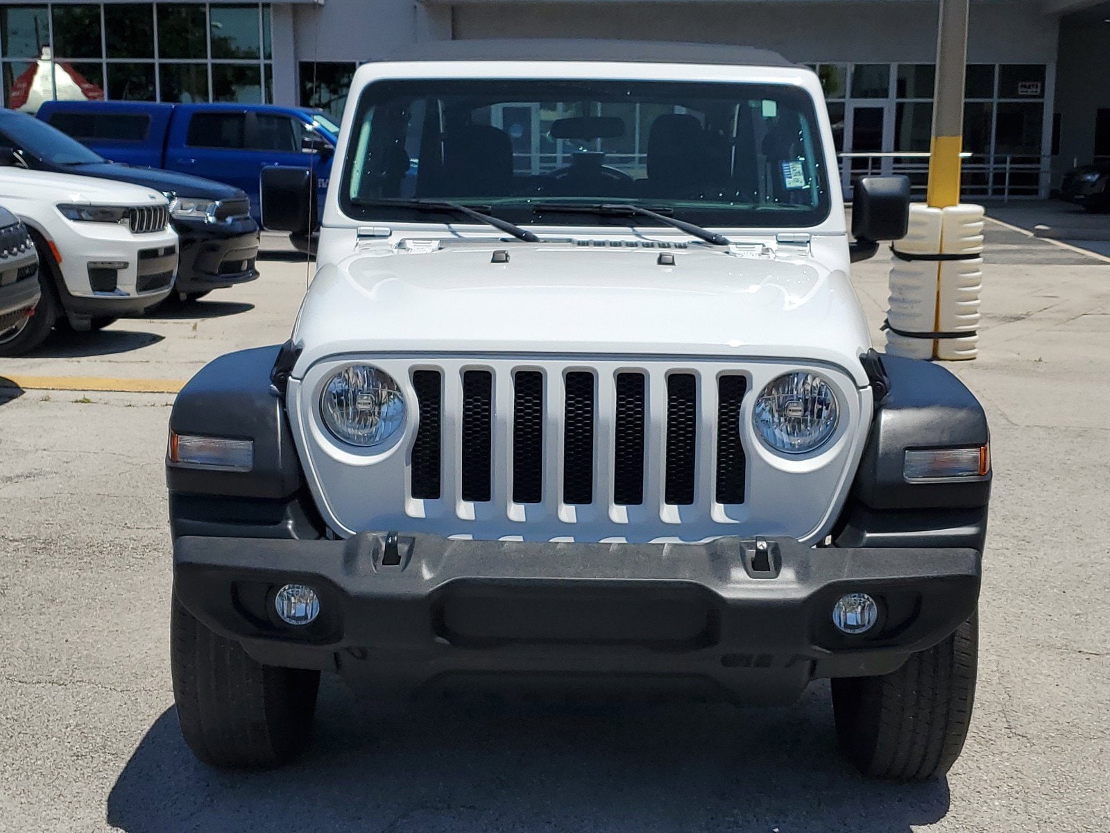 Used 2021 Jeep Wrangler Unlimited Sport with VIN 1C4HJXDN1MW775554 for sale in Melbourne, FL