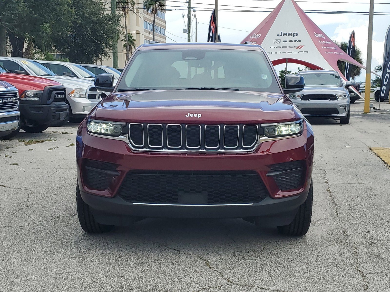 Used 2023 Jeep Grand Cherokee Laredo with VIN 1C4RJGAG6PC520608 for sale in Melbourne, FL