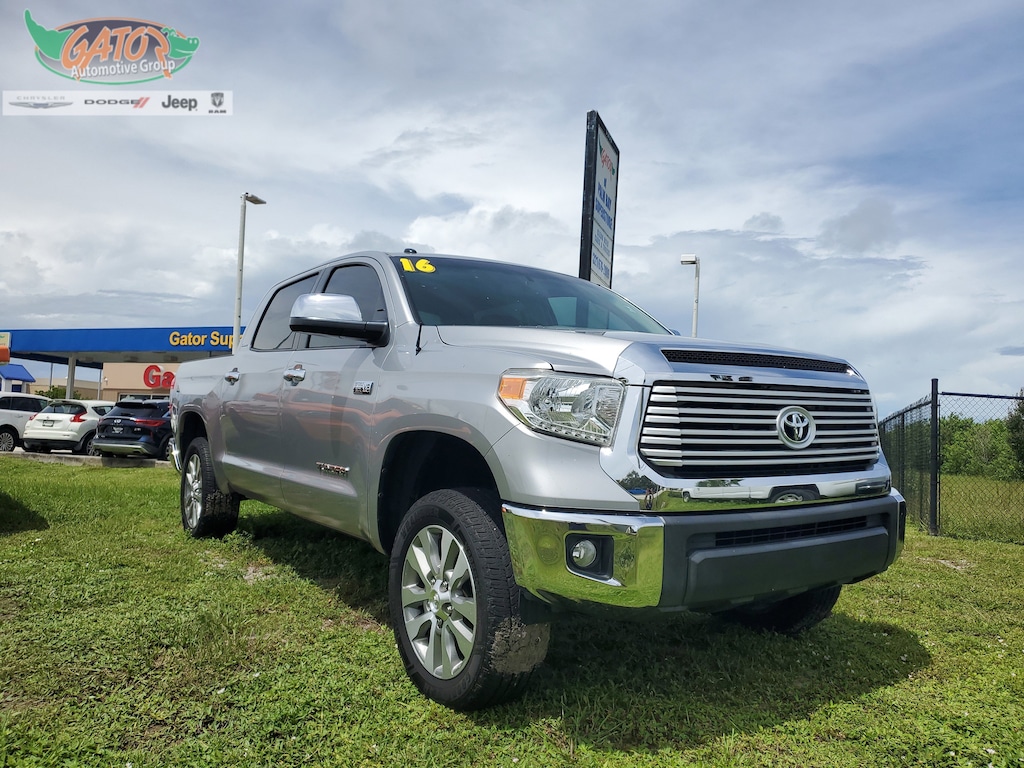 Used 2016 Toyota Tundra 2WD Truck LTD CrewMax 5.7L FFV V8 6-Spd AT LTD