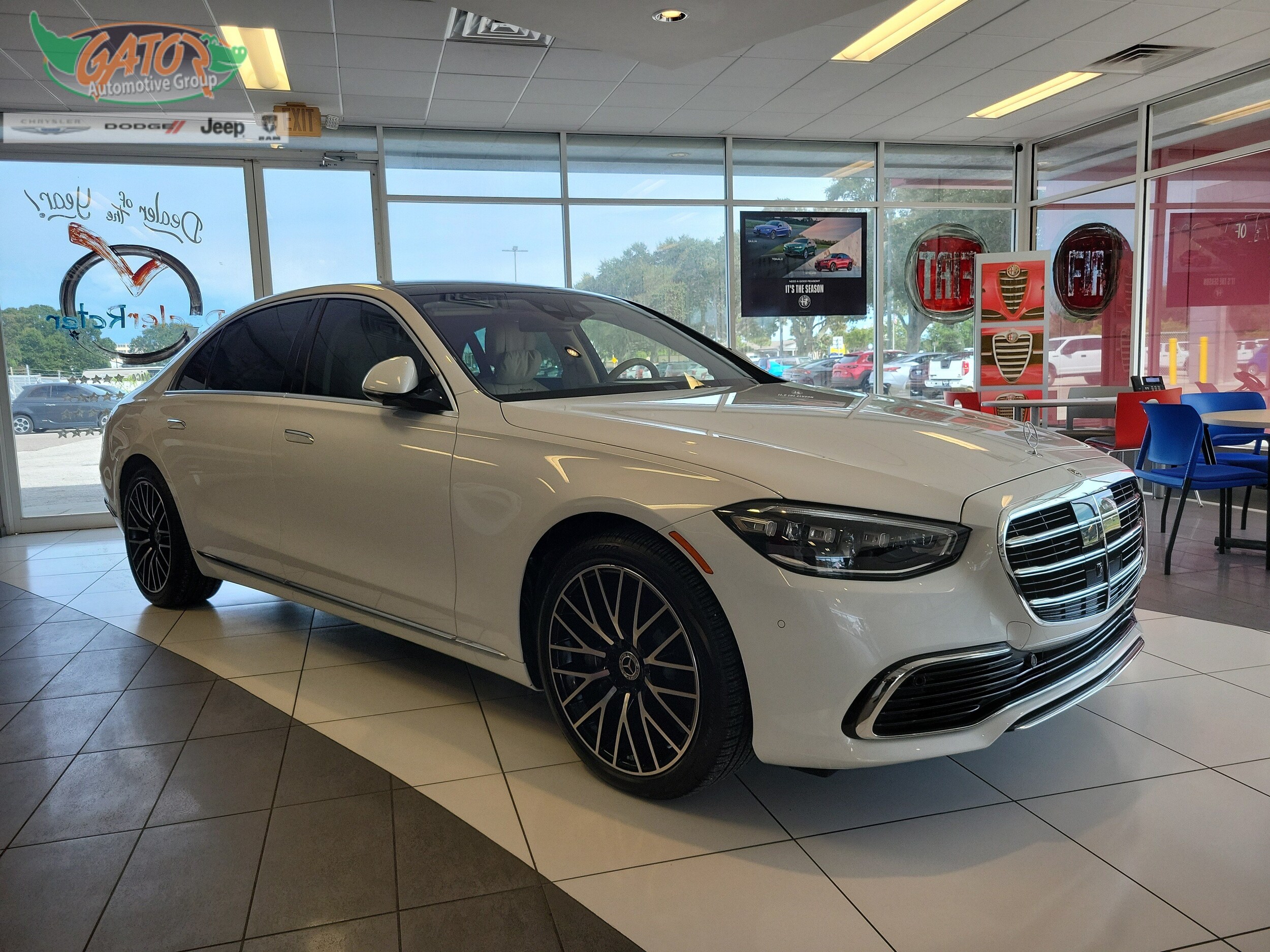 White 2025 Mercedes-Benz S-Class Sedan All-Wheel Drive Automatic