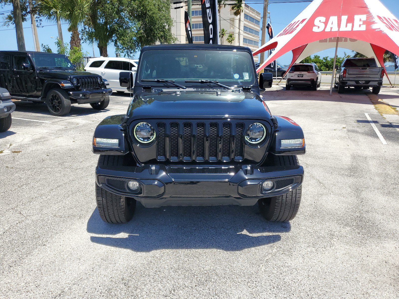 Used 2023 Jeep Wrangler 4-Door High Altitude with VIN 1C4HJXEN2PW598127 for sale in Melbourne, FL