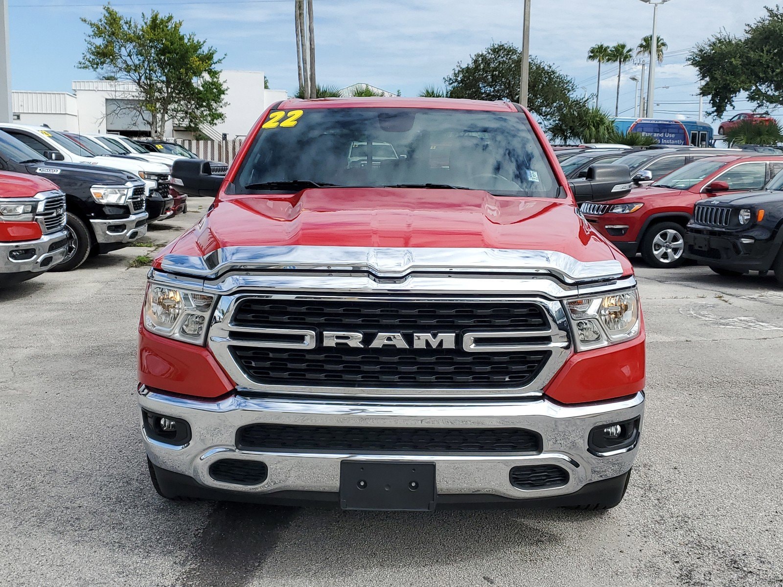 Used 2022 RAM Ram 1500 Pickup Big Horn/Lone Star with VIN 1C6RREBT4NN358768 for sale in Melbourne, FL