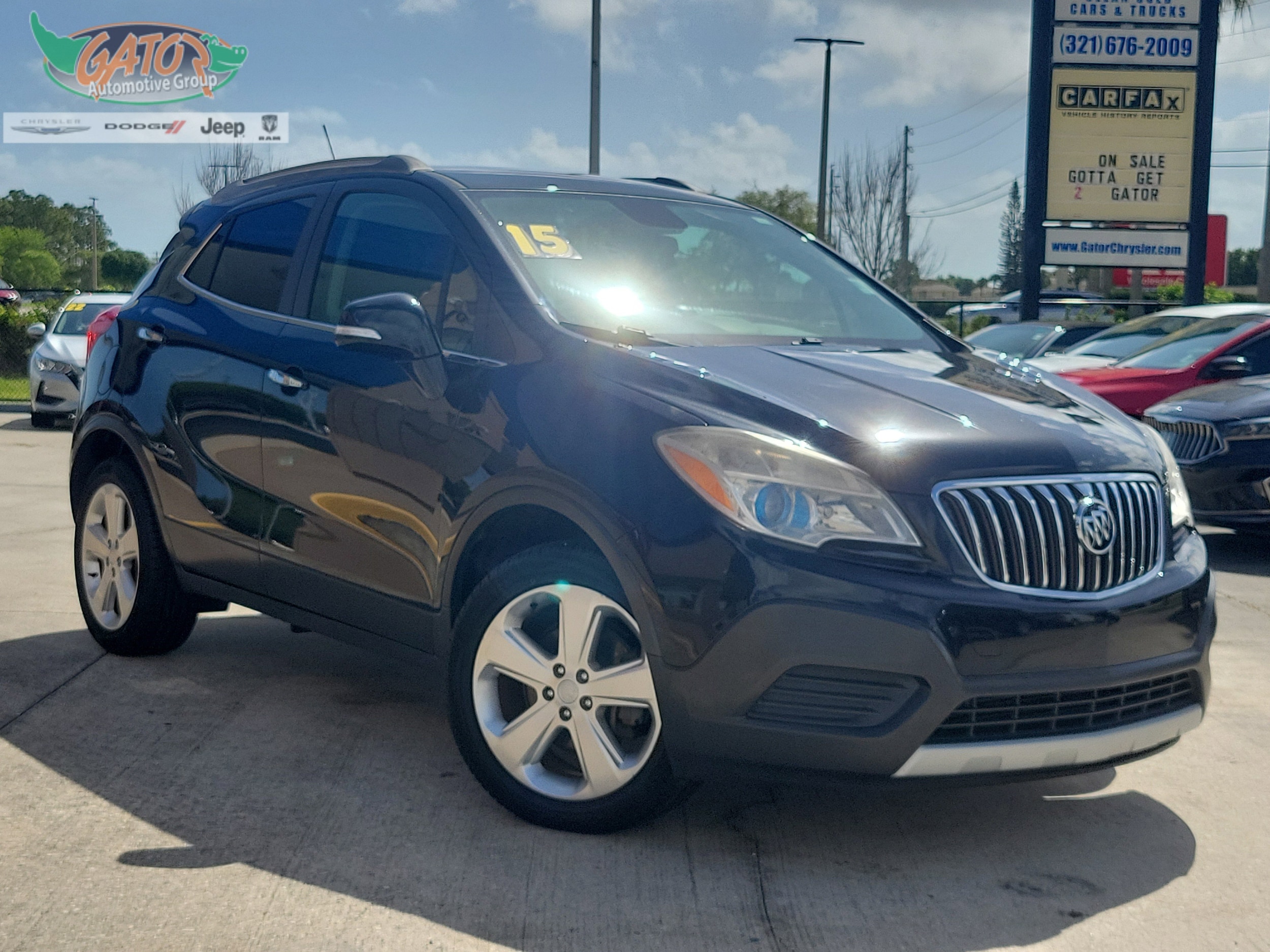 Carbon Black 2015 Buick Encore FWD SUV / Crossover Front-Wheel Drive Automatic