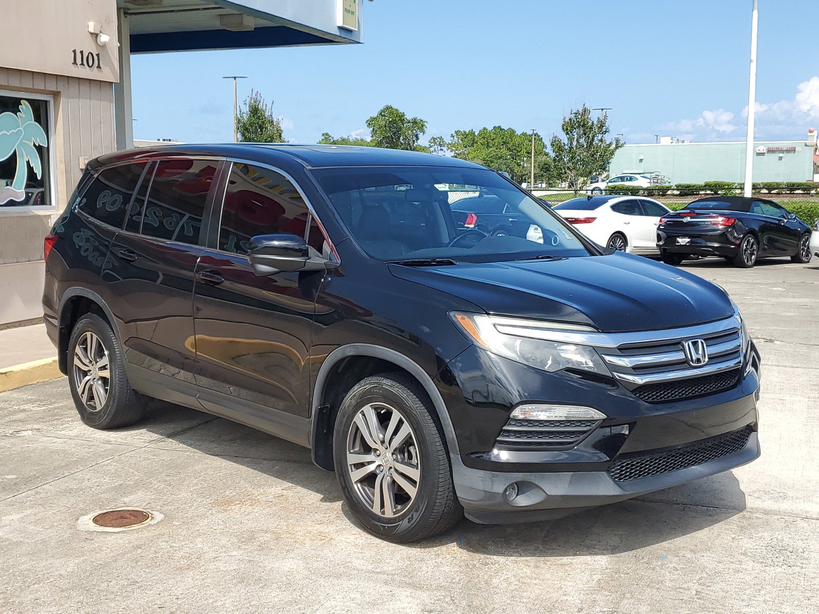 Used 2016 Honda Pilot EX-L with VIN 5FNYF5H50GB058457 for sale in Melbourne, FL