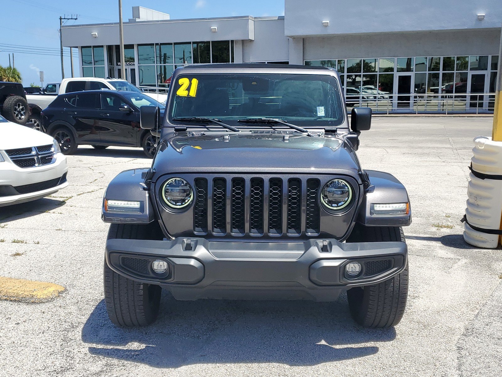 Used 2021 Jeep Wrangler Unlimited Sahara 4XE with VIN 1C4JJXP61MW739014 for sale in Melbourne, FL