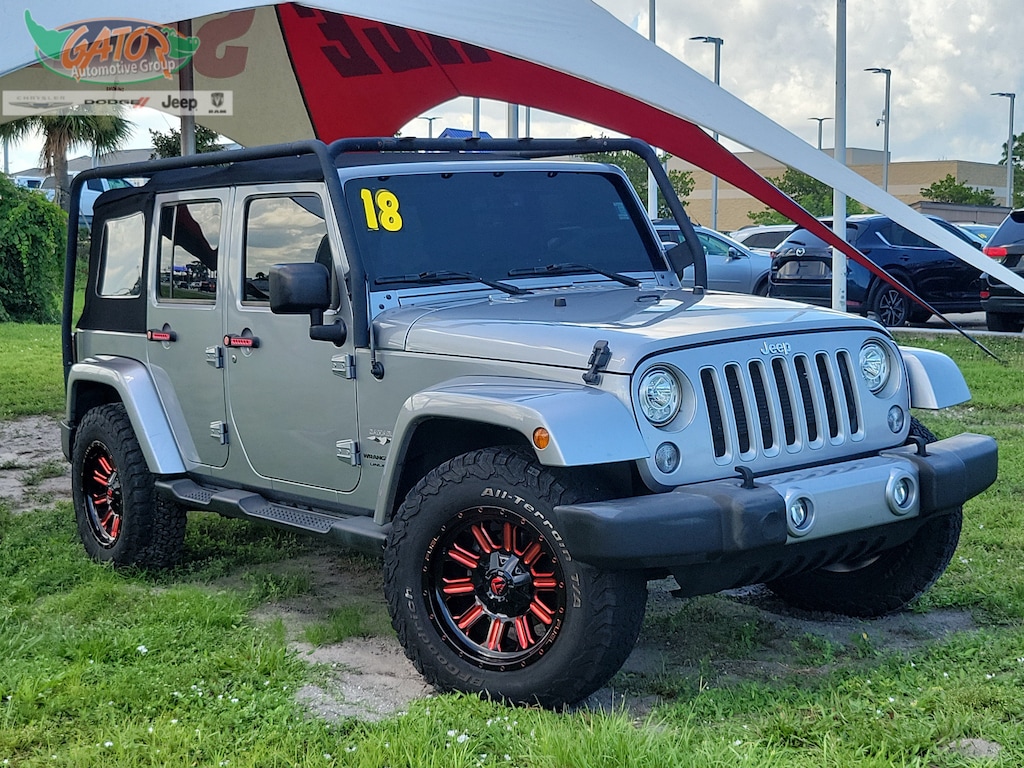Used 2018 Jeep Wrangler JK Unlimited Sahara 4x4 SUV