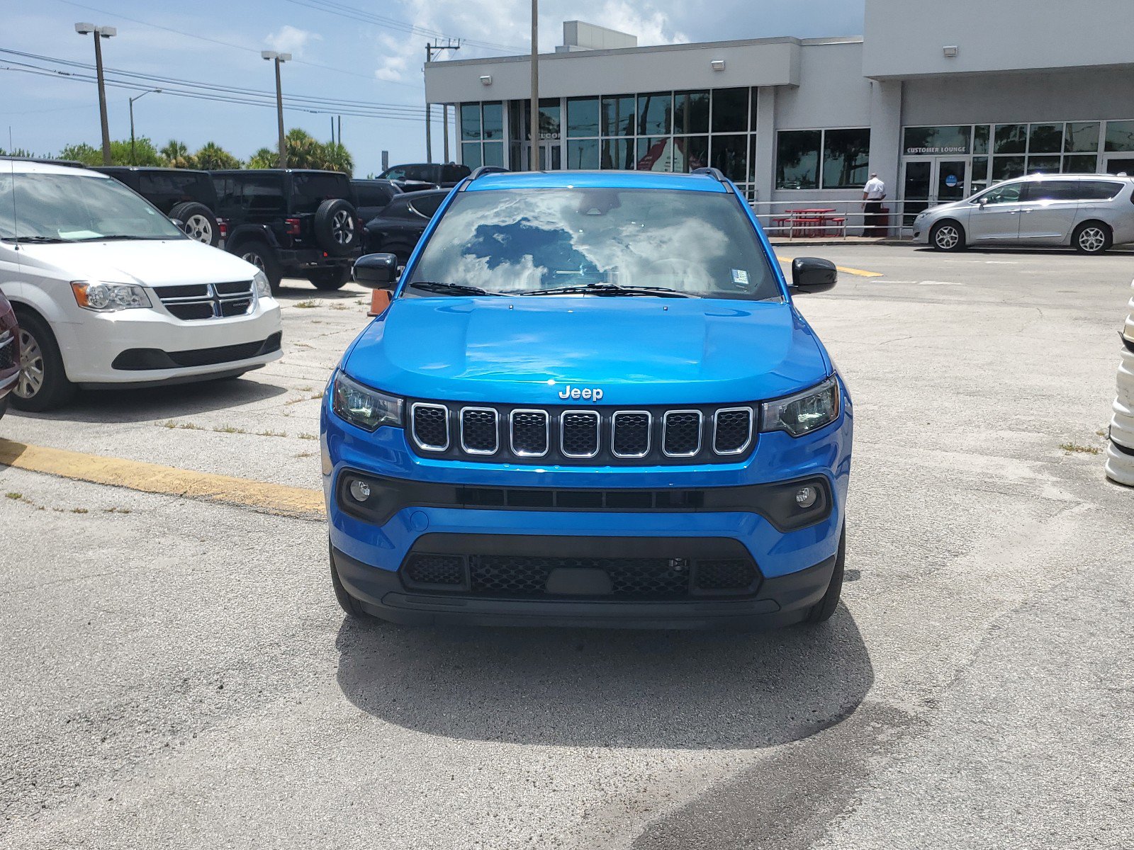 Used 2023 Jeep Compass Latitude with VIN 3C4NJDBN0PT541534 for sale in Melbourne, FL