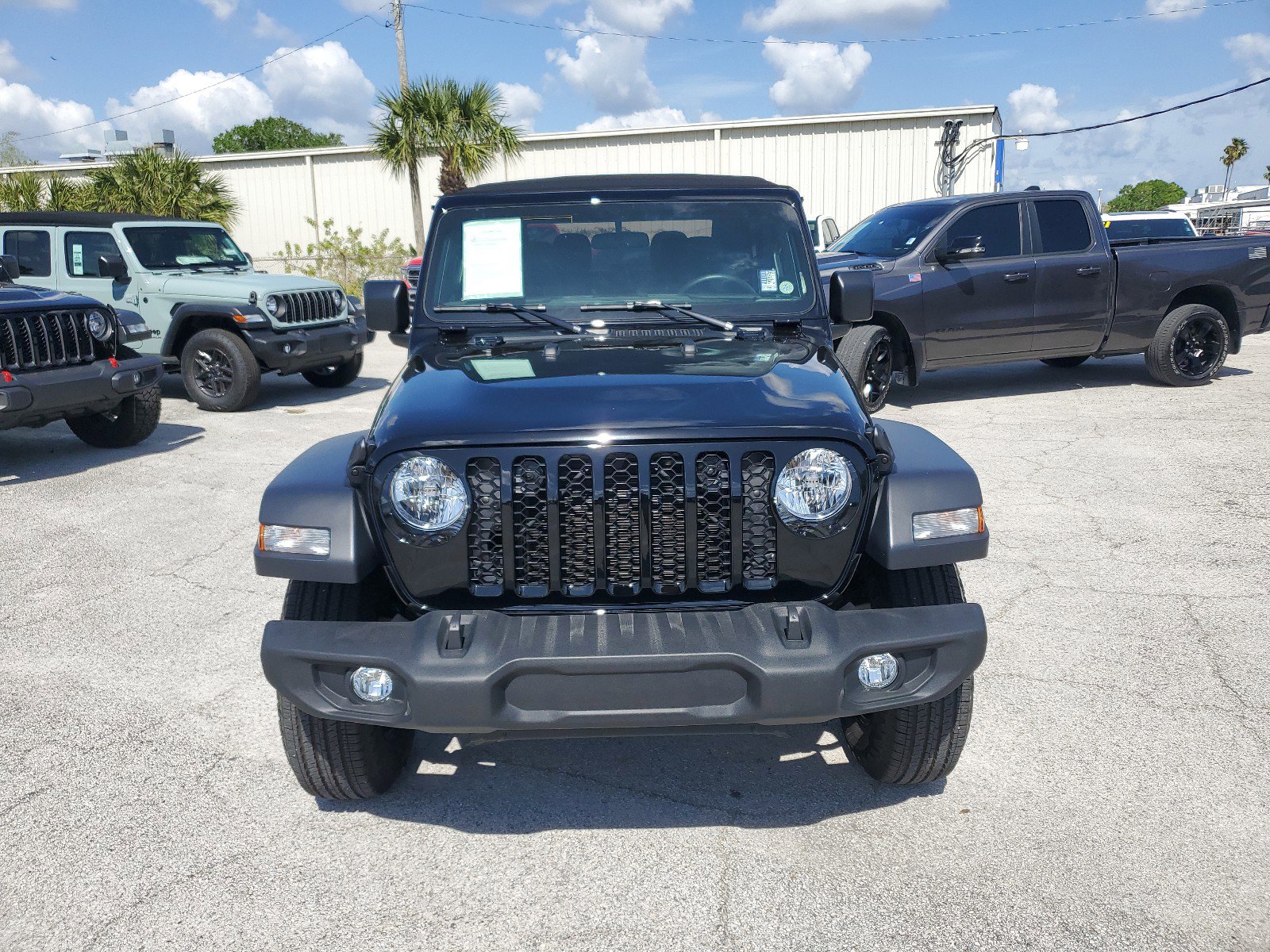 Used 2024 Jeep Wrangler 2-Door Sport with VIN 1C4PJXAN7RW136327 for sale in Melbourne, FL