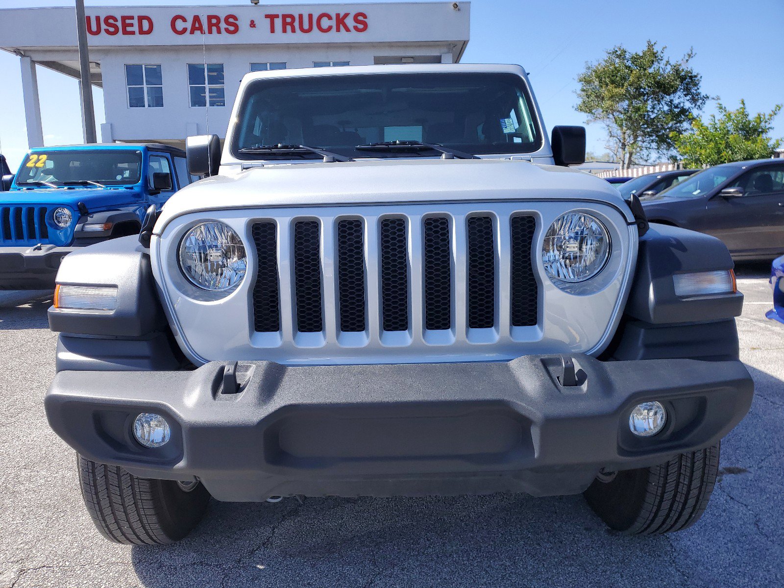 Used 2023 Jeep Wrangler 2-Door Sport S with VIN 1C4GJXAN1PW598122 for sale in Melbourne, FL