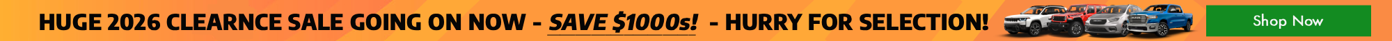 2026 Clearance Sale