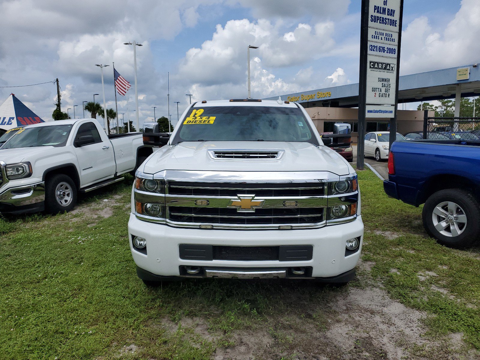 Used 2019 Chevrolet Silverado 3500HD High Country with VIN 1GC4KYEY4KF266680 for sale in Melbourne, FL