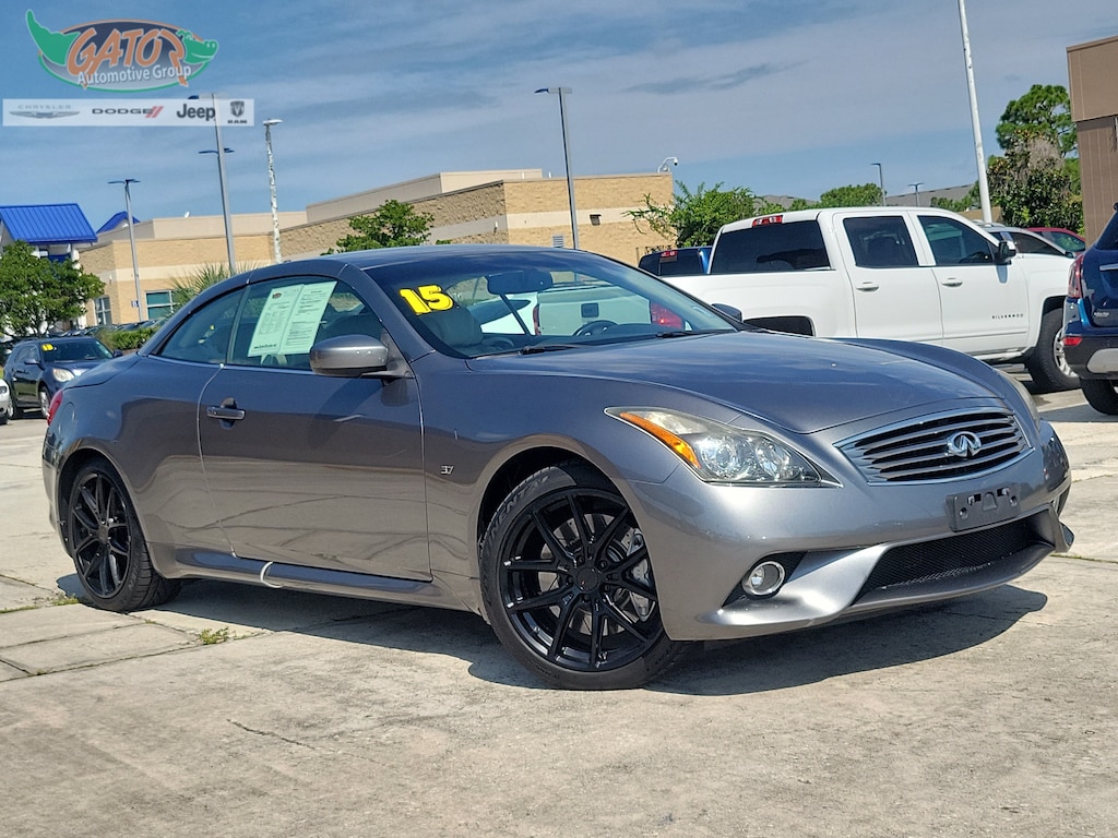 Used 2015 INFINITI Q60 3.7 with Navigation Package Convertible