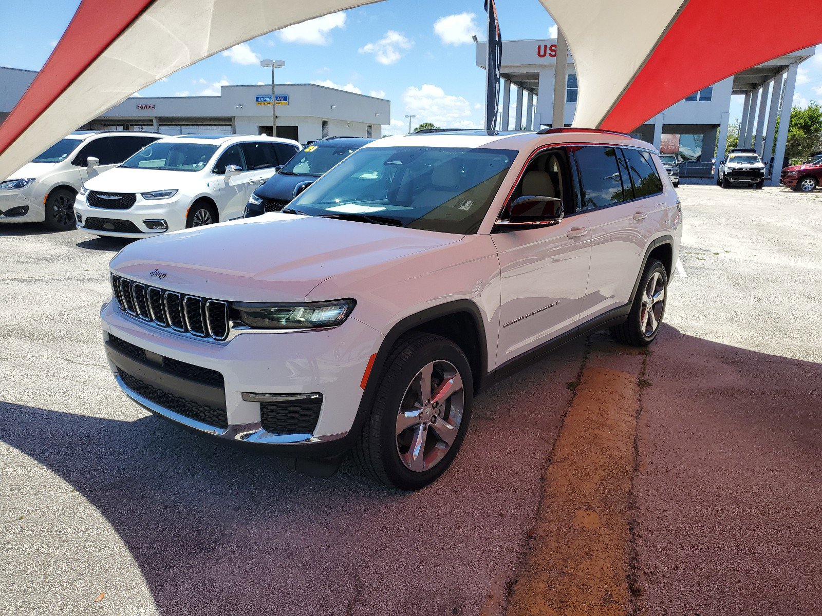 Used 2021 Jeep Grand Cherokee L Limited with VIN 1C4RJKBG8M8144834 for sale in Melbourne, FL