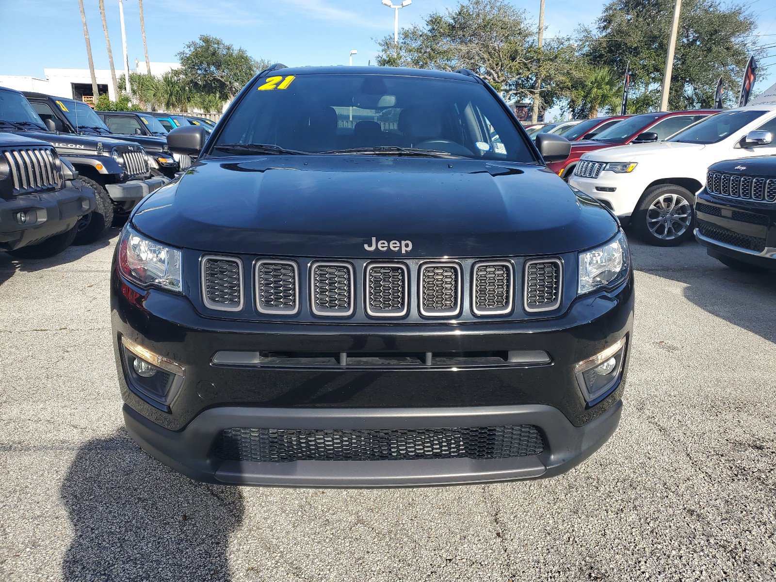 Used 2021 Jeep Compass 80th Spec. Edition with VIN 3C4NJDEB3MT520965 for sale in Melbourne, FL