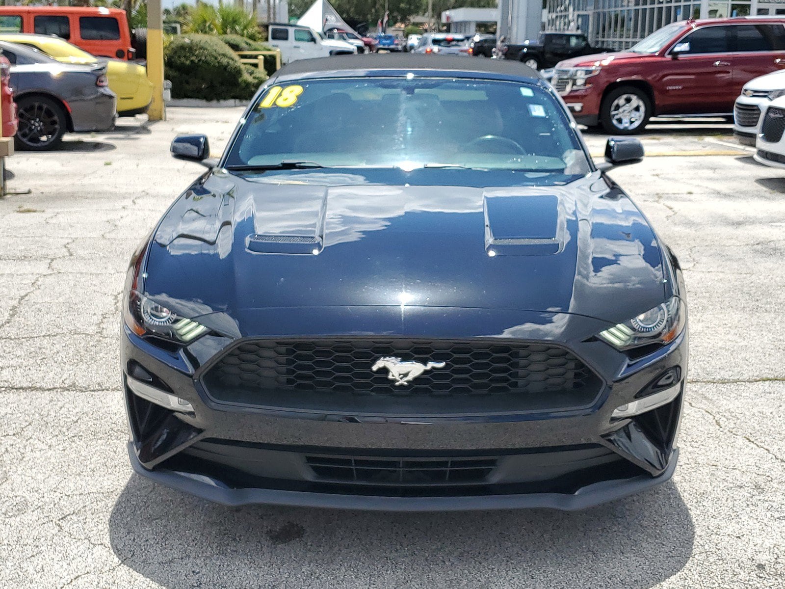 Used 2018 Ford Mustang EcoBoost Premium with VIN 1FATP8UH9J5121465 for sale in Melbourne, FL