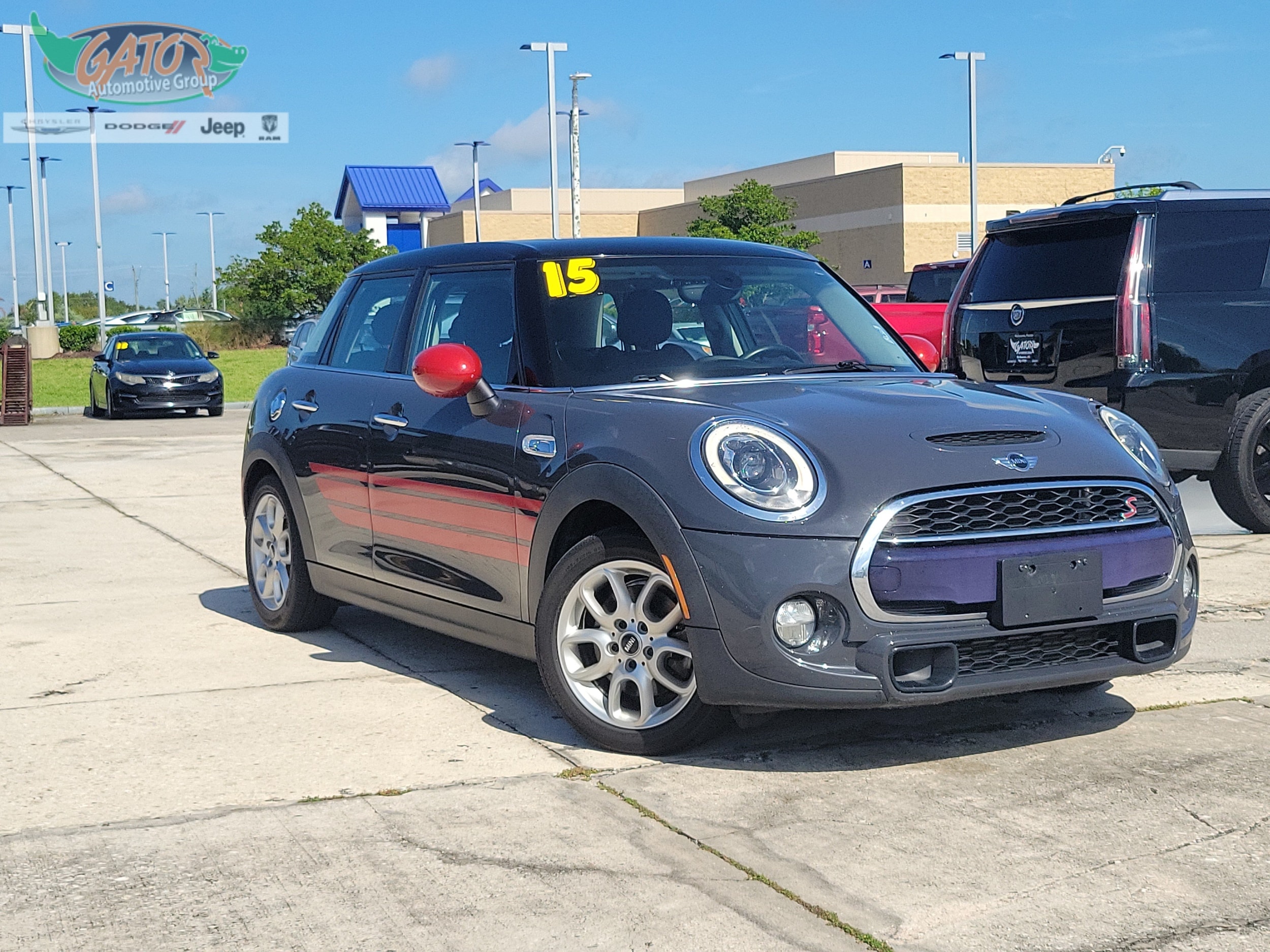 Midnight Black 2015 MINI Cooper S 4-Door Hatchback FWD Hatchback Front-Wheel Drive Automatic