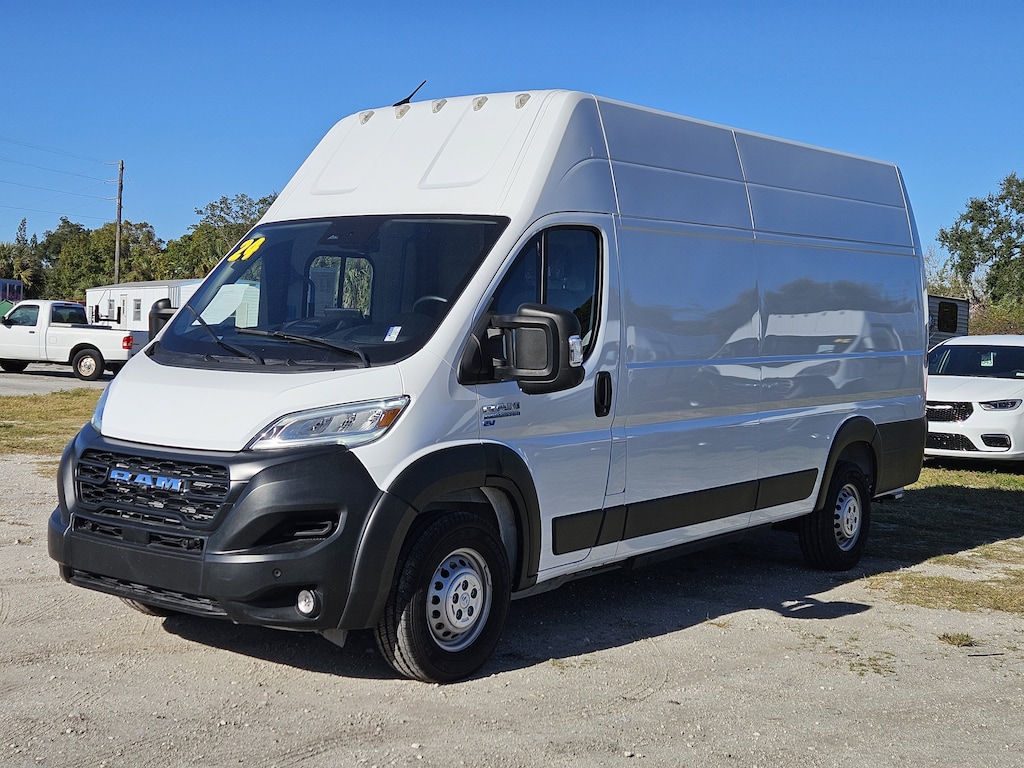 Used 2024 Ram ProMaster 3500 Delivery Van BEV Tradesman Van Extended Cargo Van