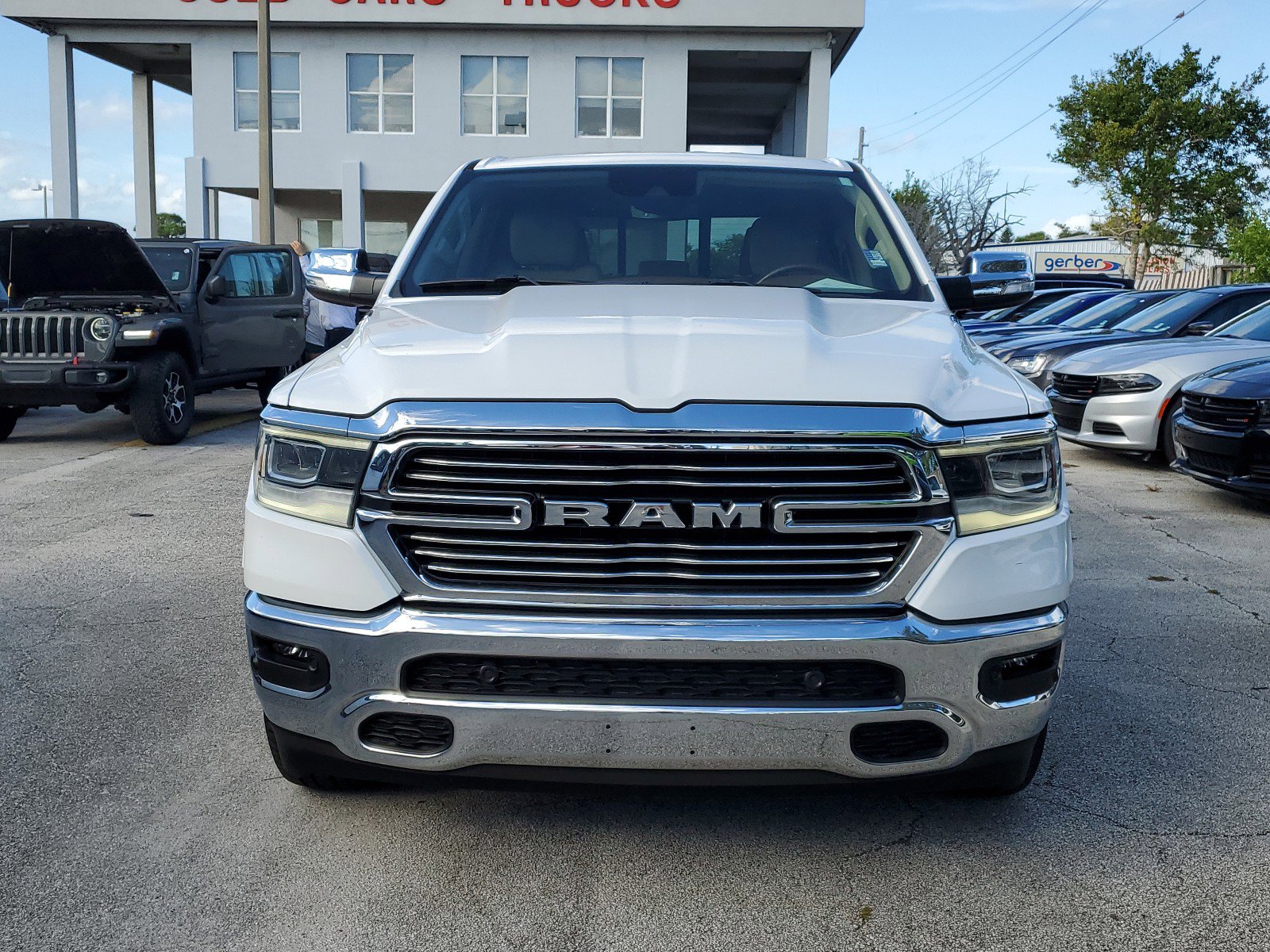 Used 2021 RAM Ram 1500 Pickup Laramie with VIN 1C6SRFJT3MN667767 for sale in Melbourne, FL