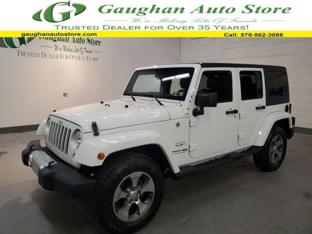 Used 2018 Jeep Wrangler JK Unlimited Sahara 4x4 SUV