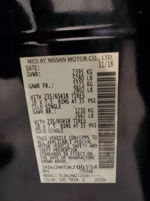 2018 Nissan Murano S - Photo 31