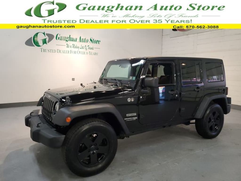 Used 2018 Jeep Wrangler JK Unlimited Sport 4x4 SUV