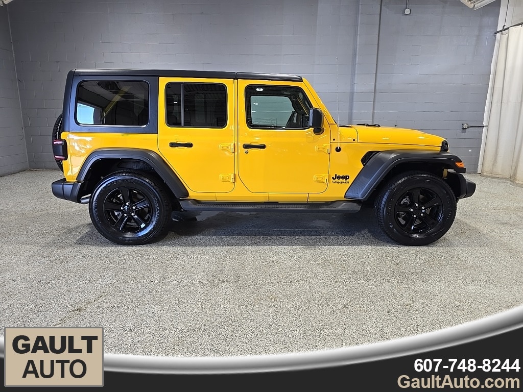 Used 2021 Jeep Wrangler Unlimited Altitude with VIN 1C4HJXDN6MW680469 for sale in Endicott, NY