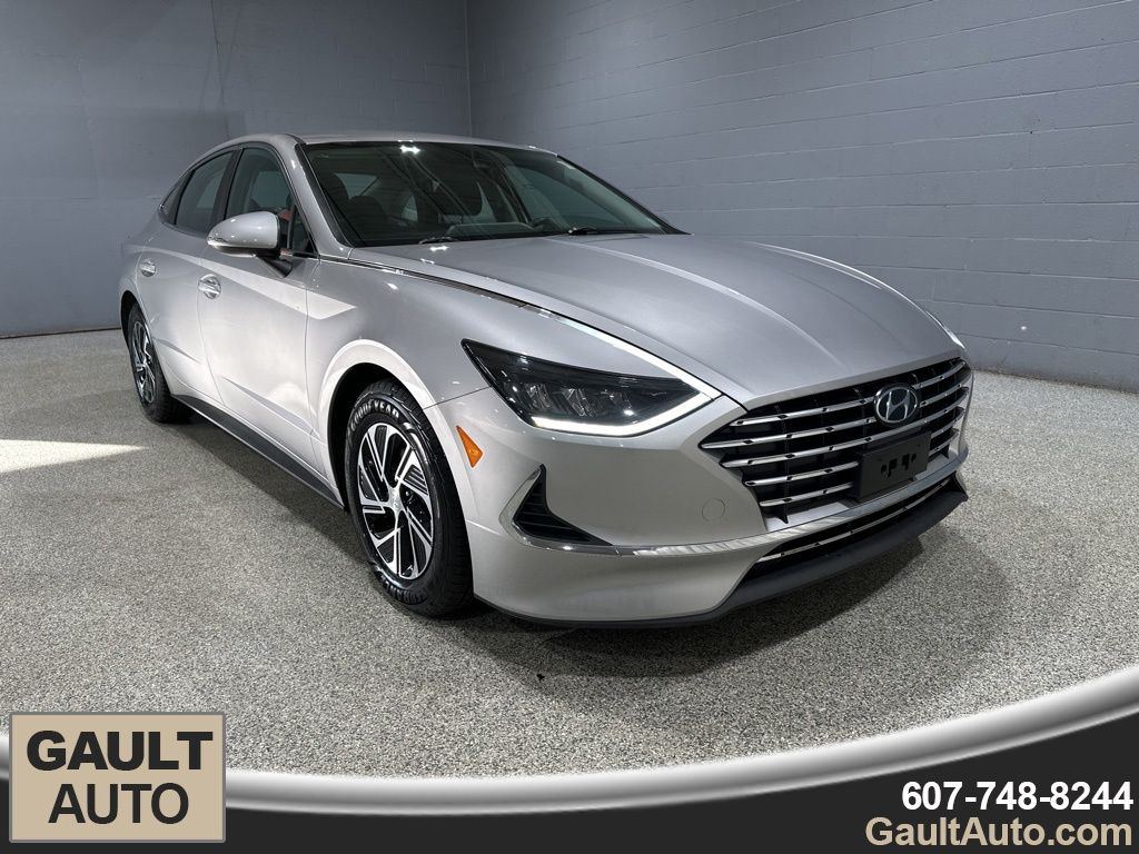 2021 Hyundai Sonata Hybrid Blue