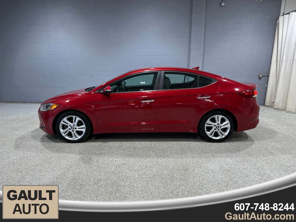 Used 2017 Hyundai Elantra Limited with VIN KMHD84LF9HU141246 for sale in Endicott, NY