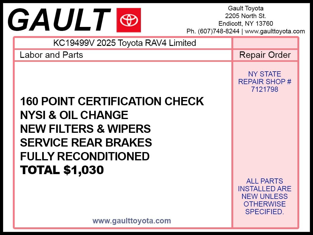 Used 2025 Toyota RAV4 Limited SUV