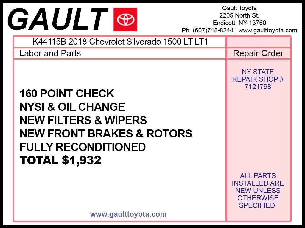 Used 2018 Chevrolet Silverado 1500 LT Truck