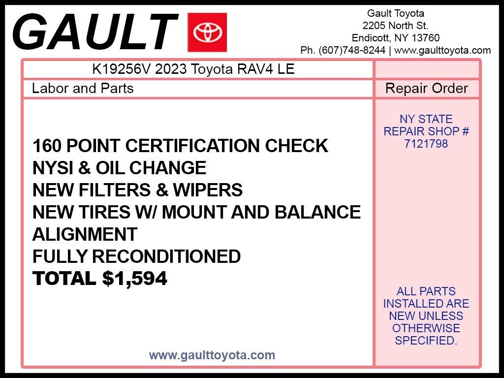 Used 2023 Toyota RAV4 LE SUV