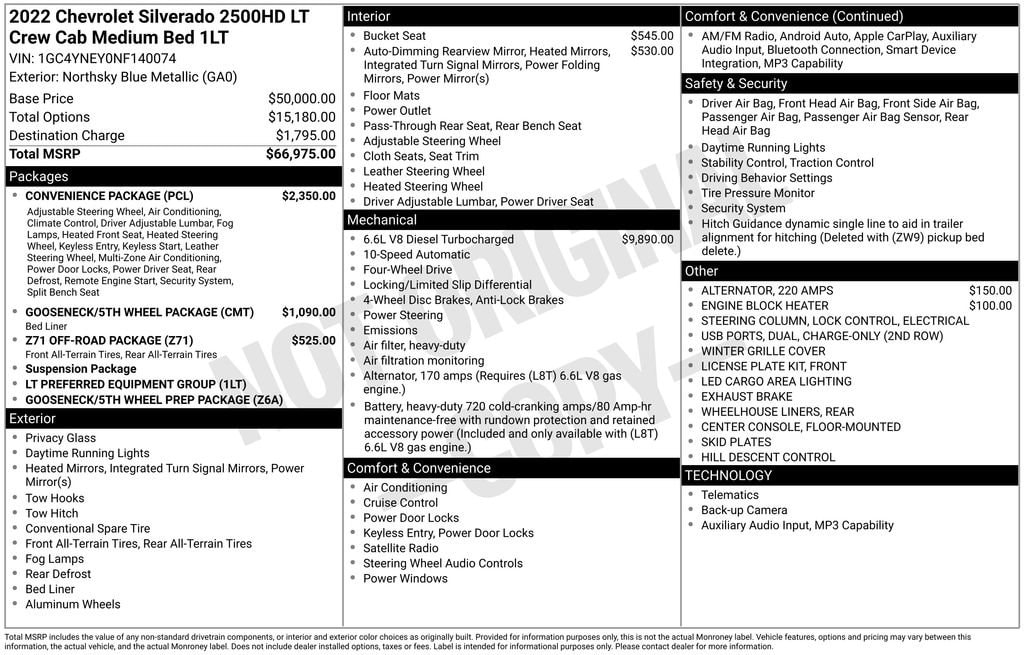 Used 2022 Chevrolet Silverado 2500 HD LT Truck Crew Cab