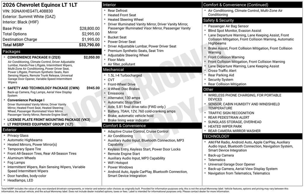 Used 2026 Chevrolet Equinox LT SUV