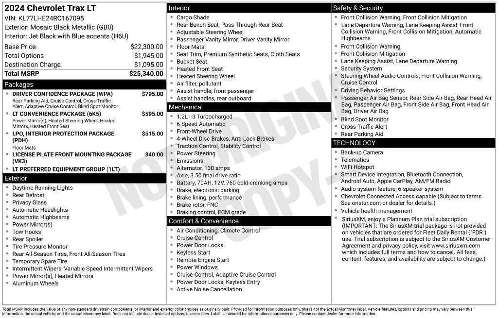 Used 2024 Chevrolet Trax LT SUV