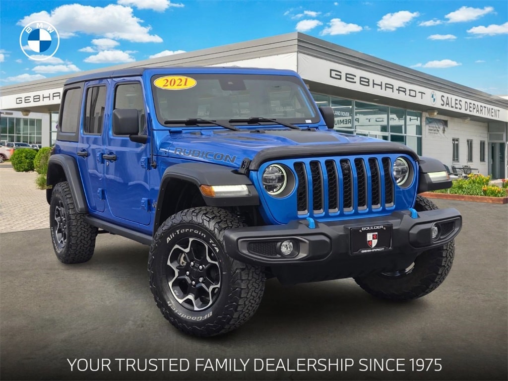 Used 2021 Jeep Wrangler Unlimited Rubicon 4xe SUV