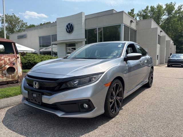 Used 2019 Honda Civic Sport with VIN 2HGFC2F83KH512782 for sale in Glastonbury, CT
