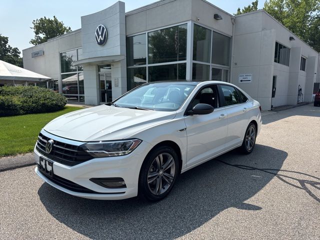 Certified 2021 Volkswagen Jetta R-Line with VIN 3VWC57BU8MM010637 for sale in Glastonbury, CT