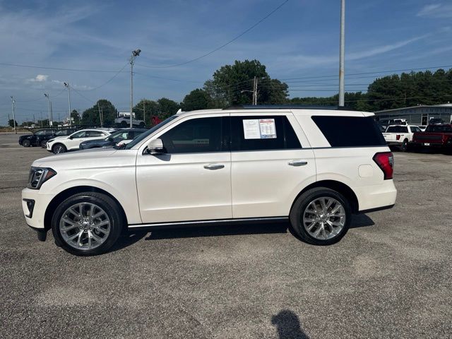 White Platinum Clearcoat Metallic 2019 Ford Expedition SUV / Crossover Four-Wheel Drive Automatic