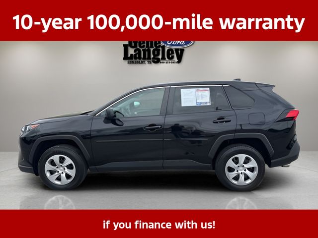 Midnight Black Metallic 2022 Toyota RAV4 LE AWD SUV / Crossover All-Wheel Drive 8-Speed Automatic