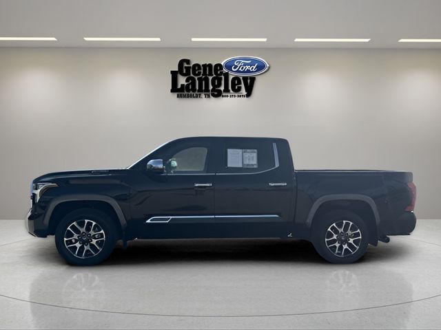Midnight Black Metallic 2025 Toyota Tundra Hybrid 1794 Edition HV CrewMax Cab 4WD Pickup Truck Four-Wheel Drive Automatic