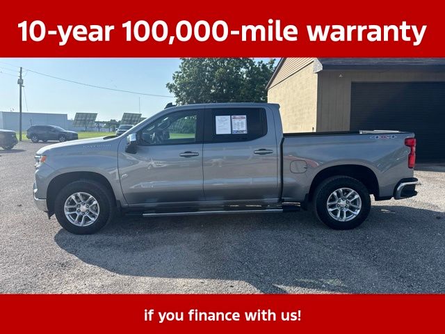 Sterling Gray Metallic 2024 Chevrolet Silverado 1500 Pickup Truck Four-Wheel Drive 8-Speed Automatic