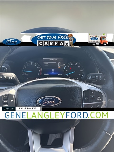 Used 2022 Ford Explorer XLT with VIN 1FMSK8DHXNGA90561 for sale in Humboldt, TN