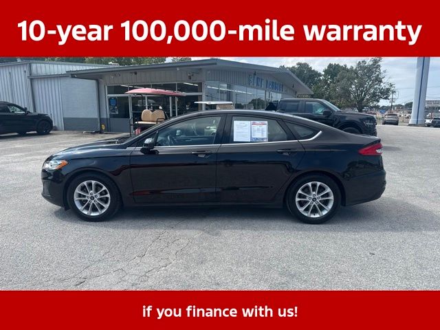 Agate Black Metallic 2020 Ford Fusion Sedan Front-Wheel Drive 6-Speed Automatic