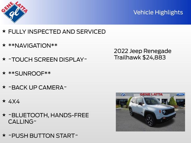 2022 Jeep Renegade Trailhawk - Photo 31