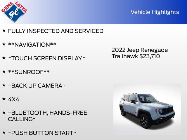 2022 Jeep Renegade Trailhawk - Photo 31