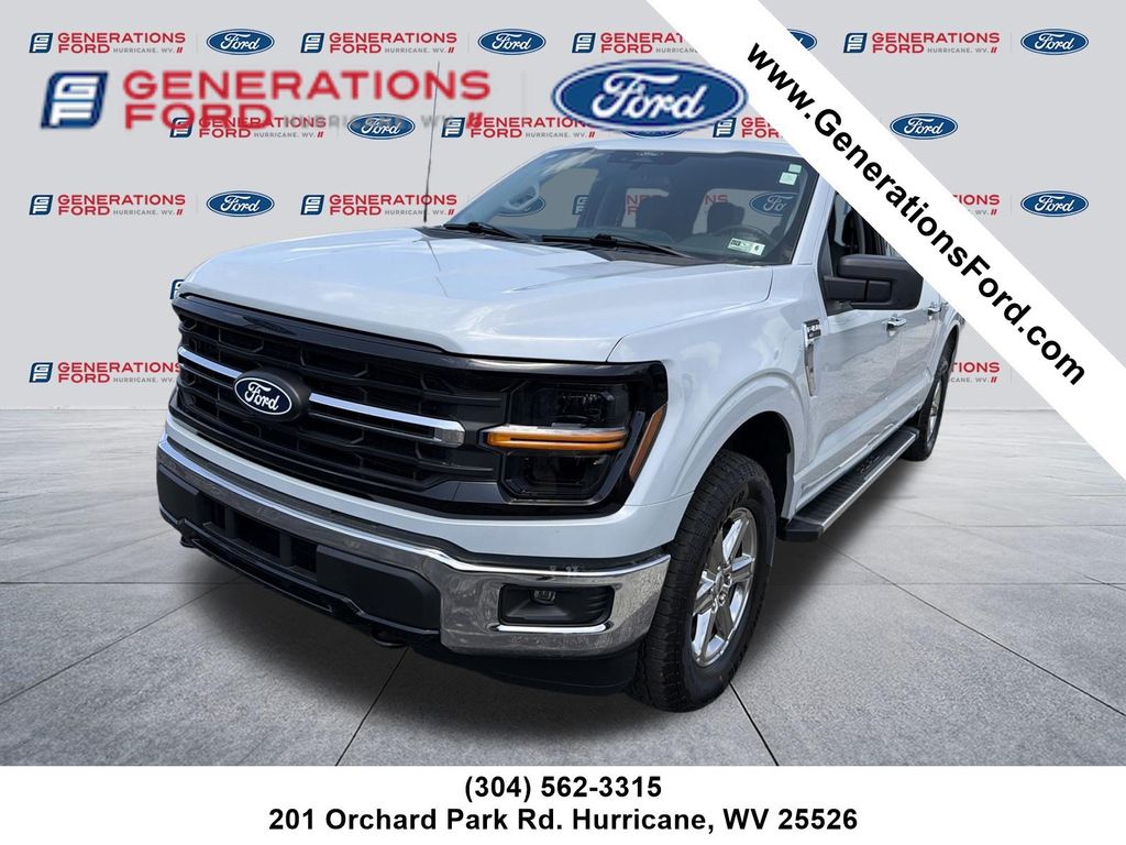 2025 Ford F-150 XLT White Metallic at Generations Ford Hurricane WV